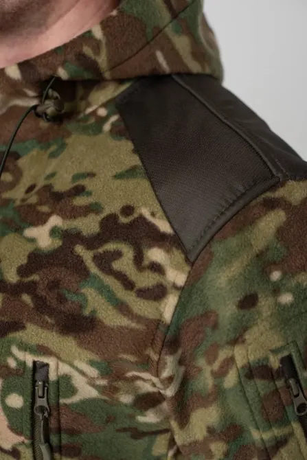 Тактична Куртка мультикам мікрофліс з Капюшоном Military MTP Дніпро - фото 4