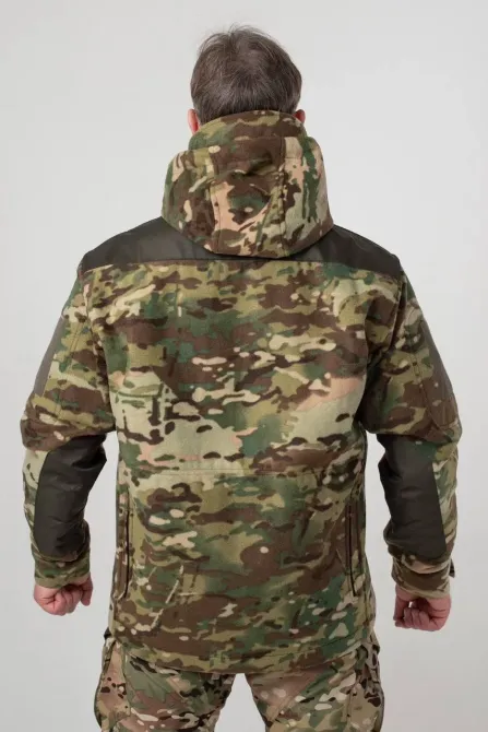 Тактична Куртка мультикам мікрофліс з Капюшоном Military MTP Дніпро - фото 6