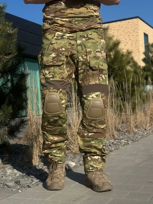 Тактичні Штани G3 з Наколінниками мультикам Military MTP Дніпро - фото 8