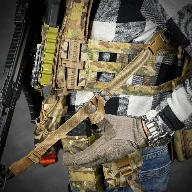 Ремінь збройовий одно/двоточковий еластичний RAGNAROK "FORSETI" Березань - фото 6