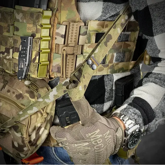 Ремінь збройовий триточковий RAGNAROK "Hel" Gen.II QD Березань - фото 7