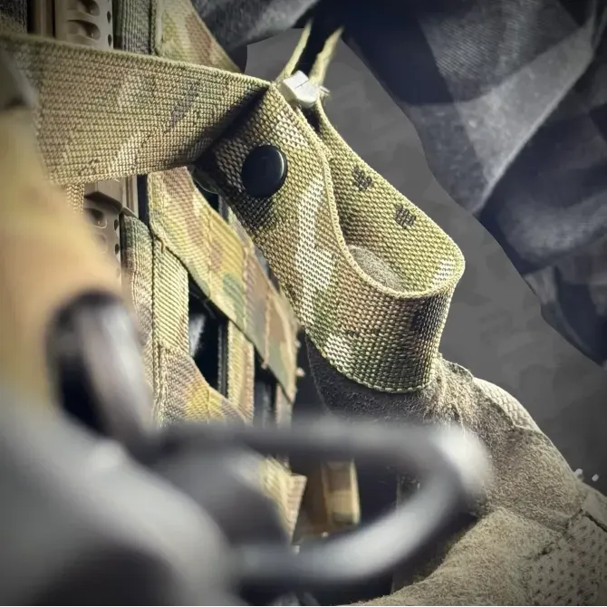 Ремінь збройовий RAGNAROK триточковий з широким наплічником "KRAKEN" carbine Березань - фото 7