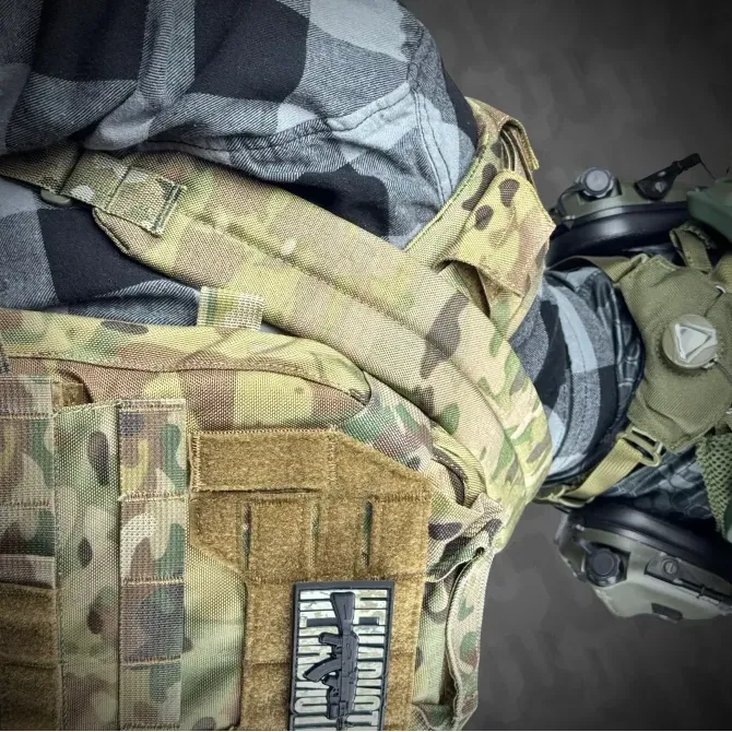 Ремінь збройовий RAGNAROK триточковий з широким наплічником "KRAKEN" sling Березань - фото 7