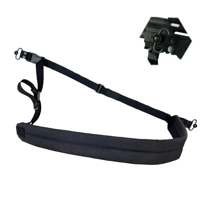 Ремінь триточковий збройовий RAGNAROK з широким наплічником "KRAKEN" на QD антабках Березань - фото 2