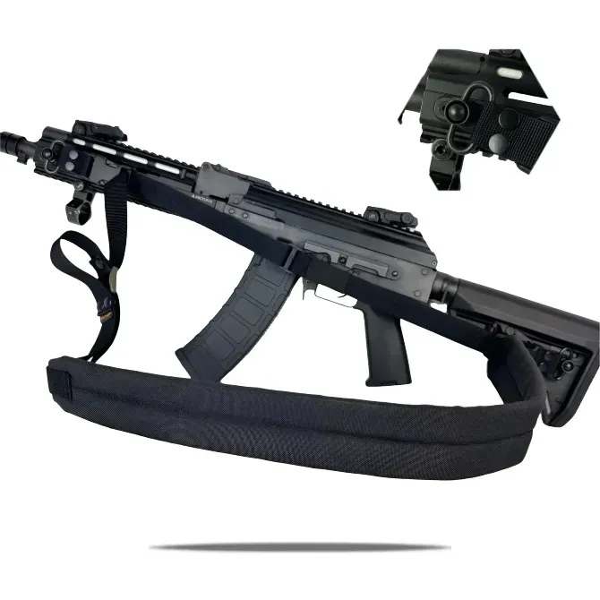 Ремінь триточковий збройовий RAGNAROK з широким наплічником "KRAKEN" на QD антабках Березань - фото 1