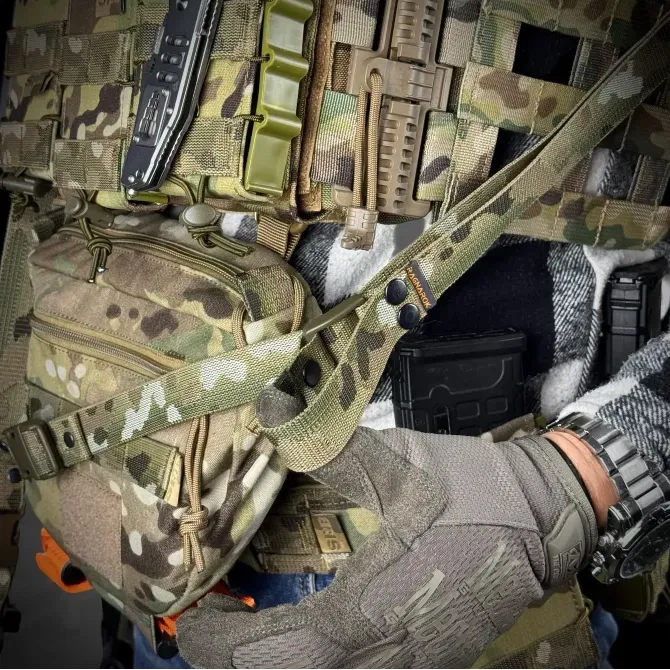 Ремінь збройовий триточковий RAGNAROK "Hel" Gen.II sling Березань - фото 5