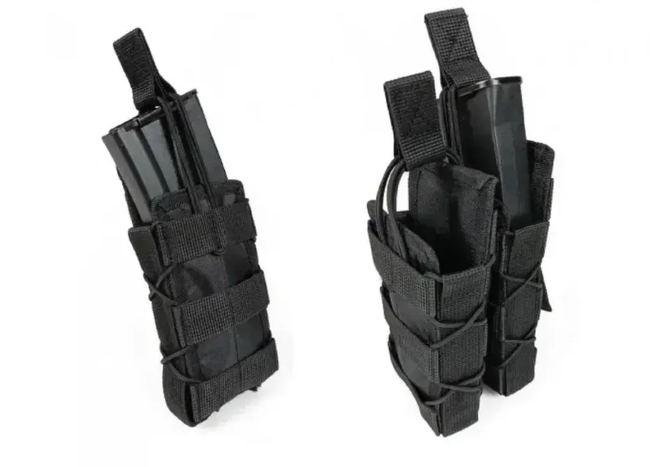 Підсумок під магазин АК/РПК одинарний відкритий (MOLLE, підсумок на розгрузку, жилет, РПС) Березань - фото 3
