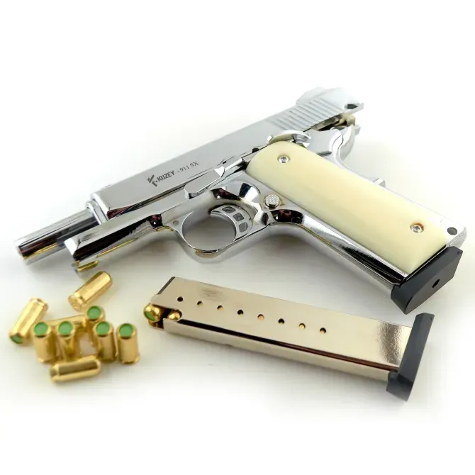 Стартовий пістолет KUZEY 911 SX Chrome Одеса - фото 3