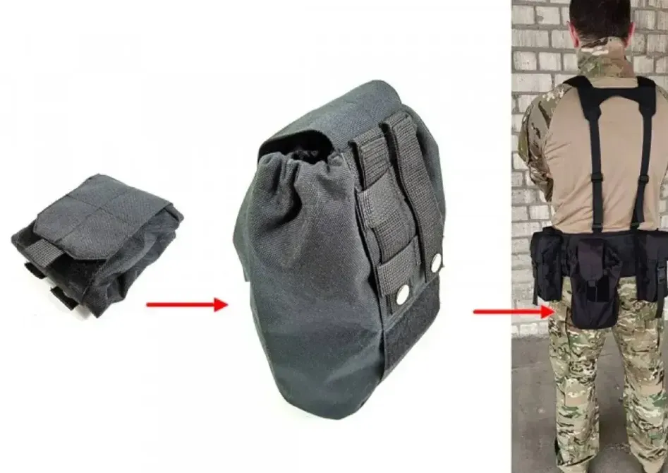 Підсумок для скидання магазинів (MOLLE, на тактичний пояс, розвантаження, РПС) Березань - фото 3