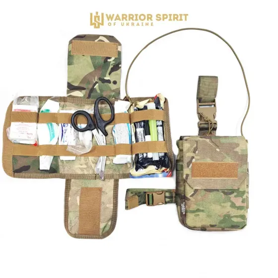 Підсумок тактичний під аптечку з вкладишем Warrior Spirit WS-Apt 2.0 Мультикам Березань