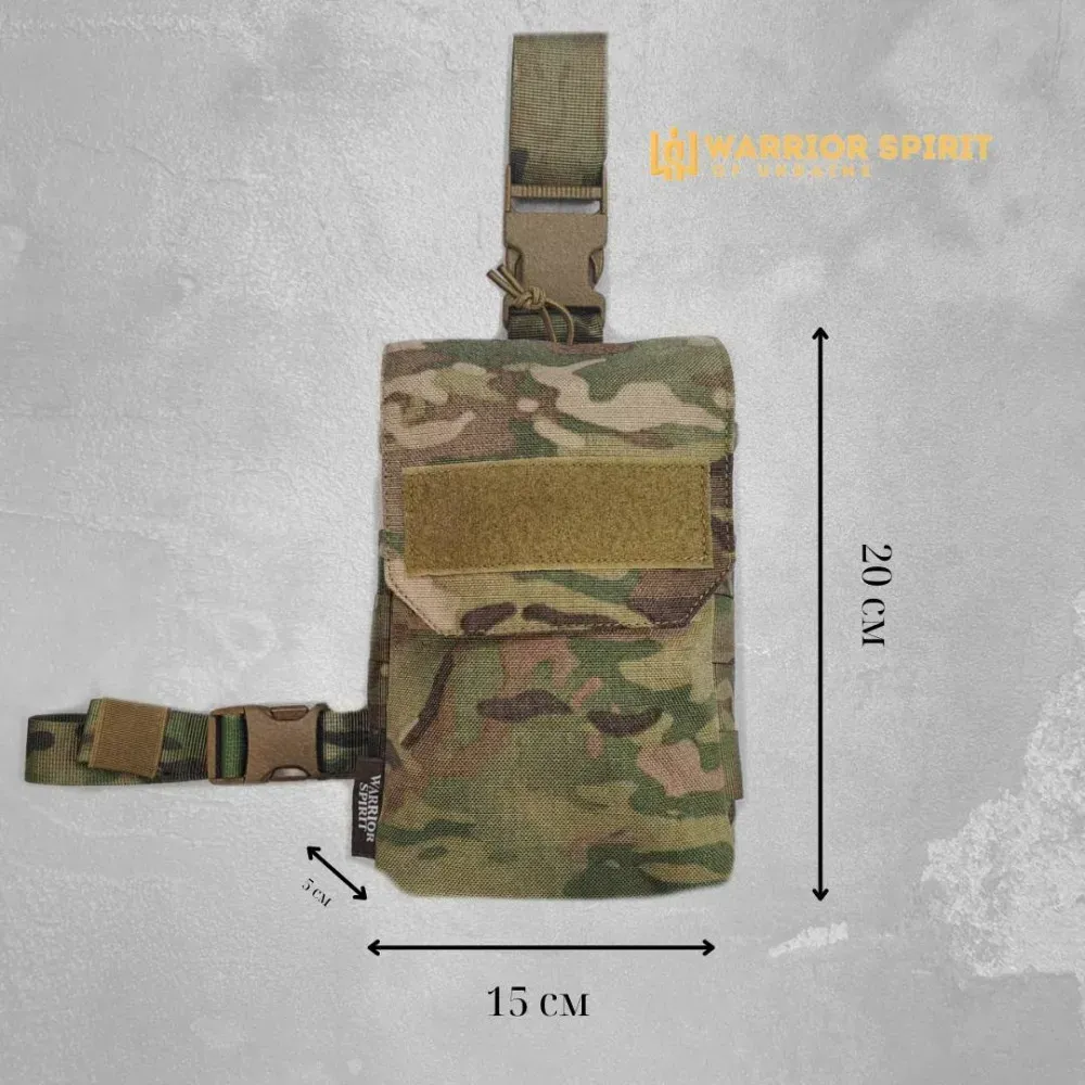 Підсумок тактичний під аптечку з вкладишем Warrior Spirit WS-Apt 2.0 Мультикам Березань - фото 2