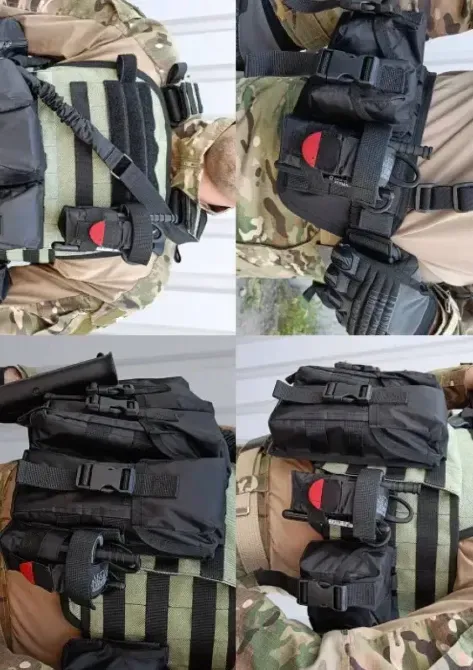 Підсумок під турнікет (MOLLE, CAT, підсумок на розгрузку, жилет, РПС) 15х5 см Березань - фото 3