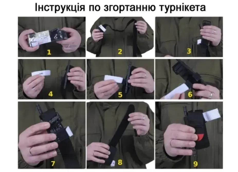 Підсумок під турнікет (MOLLE, CAT, підсумок на розгрузку, жилет, РПС) 15х5 см Березань - фото 4