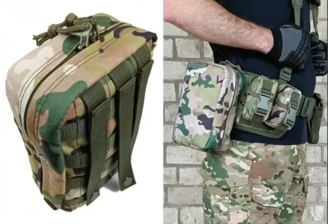 Підсумок аптечка тактична MOLLE для РПС, разгрузки або жилету Березань - фото 2