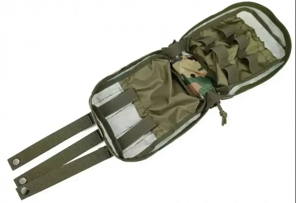 Підсумок аптечка тактична MOLLE для РПС, разгрузки або жилету Березань - фото 6