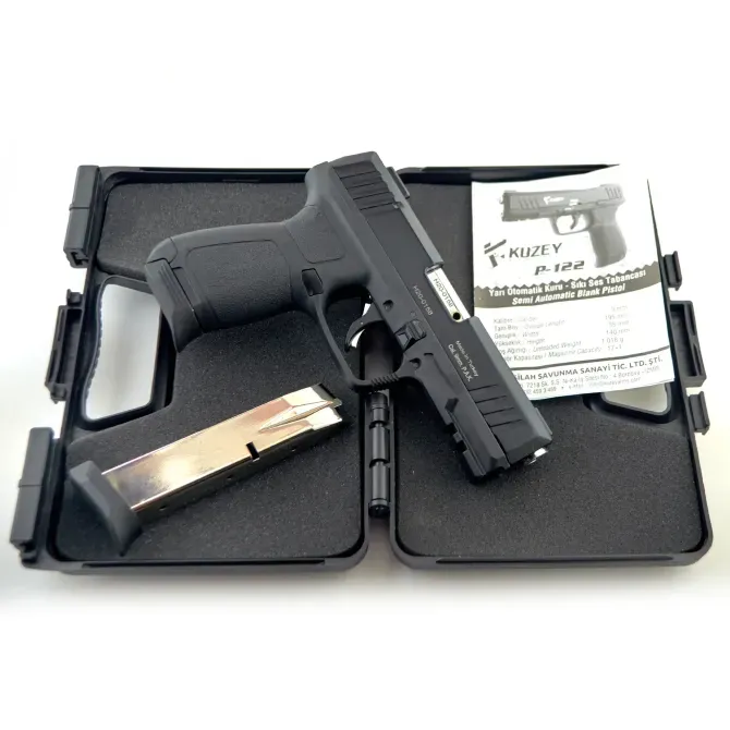 Стартовий пістолет KUZEY P122 Black Одеса - фото 3