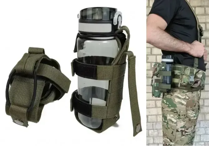 Підсумок під пляшку (MOLLE, підсумок на розгрузку, жилет, РПС) Березань - фото 2