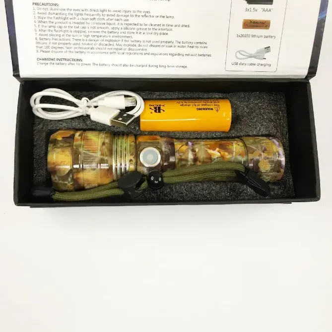 Ліхтарик ручний тактичний Bailong BL-P512M-P90 Березань - фото 8