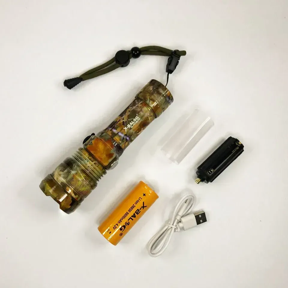 Ліхтарик ручний тактичний Bailong BL-P512M-P90 Березань - фото 2