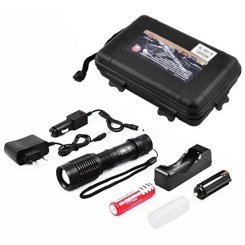 Акумуляторний тактичний ліхтар Police BL-1861-T6 Березань - фото 8