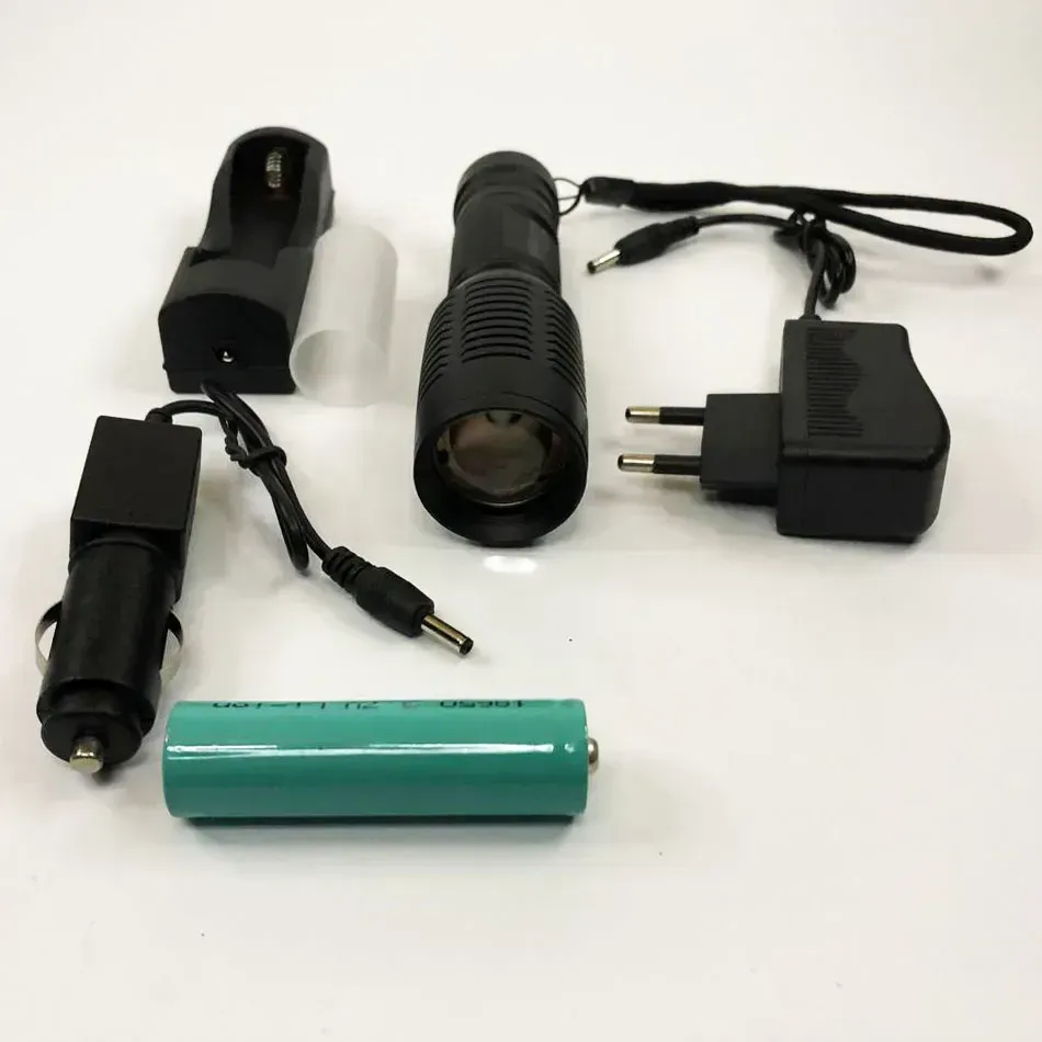 Акумуляторний тактичний ліхтар Police BL-1861-T6 Березань - фото 6