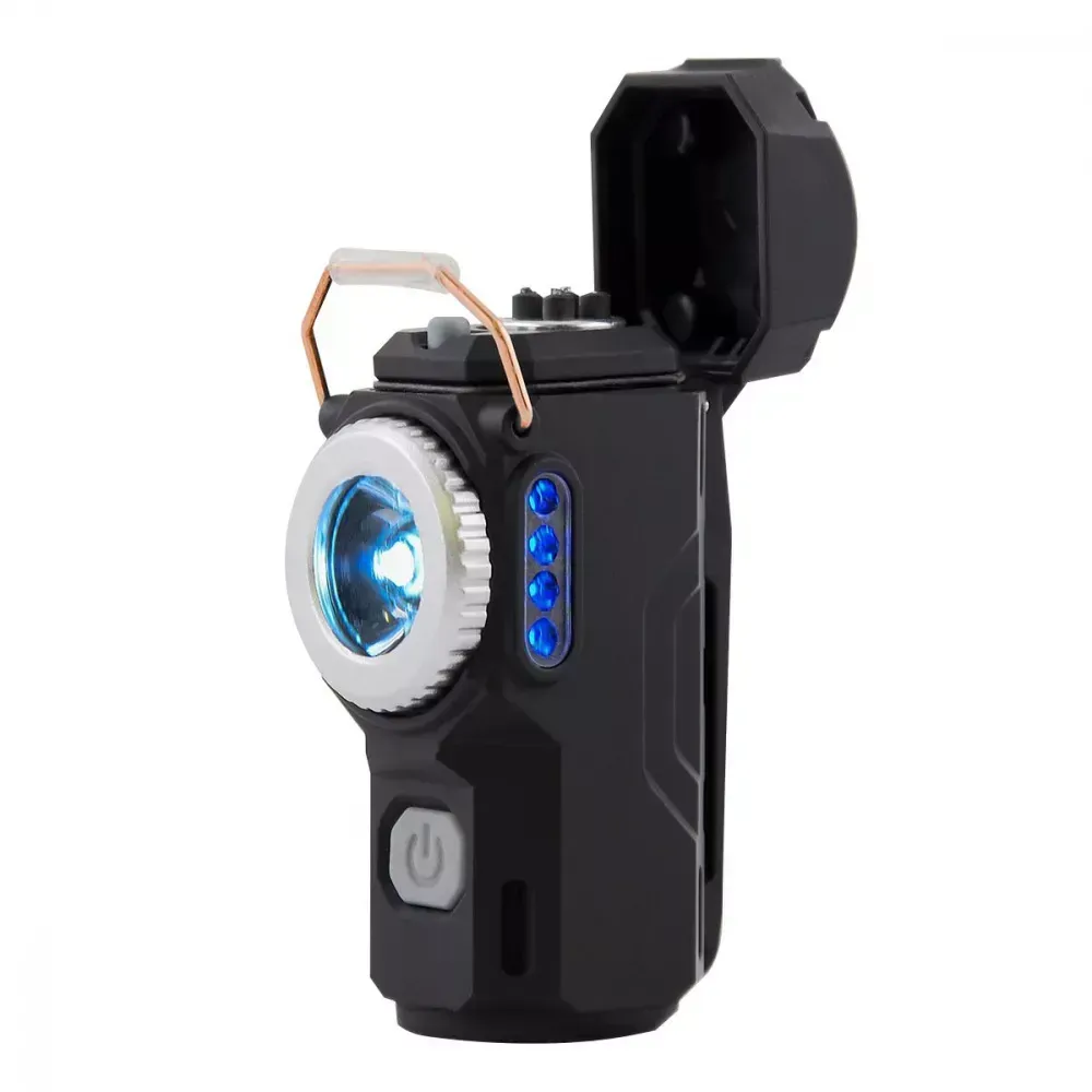 Акумуляторний LED ліхтарик D49 з запальничкою Березань - фото 3