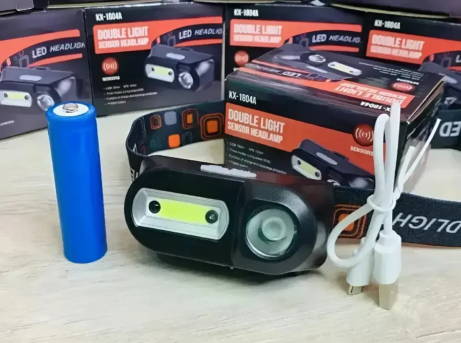 Тактичний налобний ліхтар 1804 (біле світло) Березань - фото 3