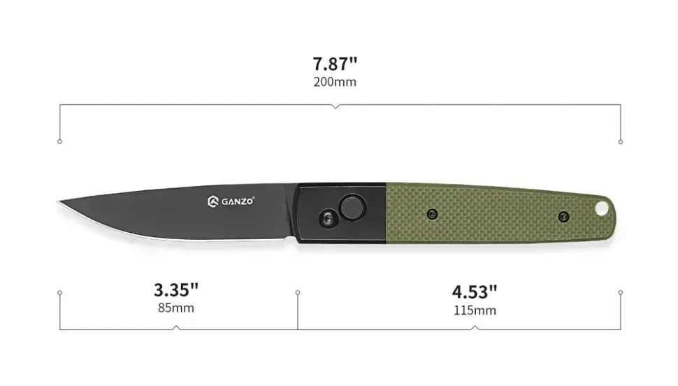 Складаний ніж Ganzo G721B-GR Березань - фото 2