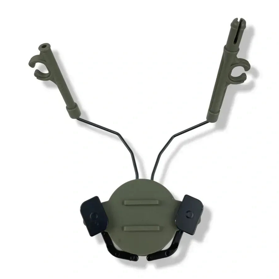 Кріплення-адаптер для навушників на шолом 19-21мм, затискний Олива Березань - фото 3