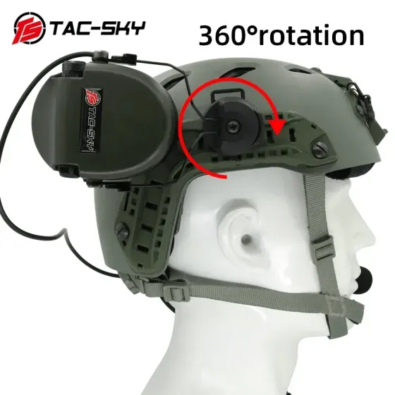 Активні навушники Tac-Sky Sordin Headset - Foliage Green Березань