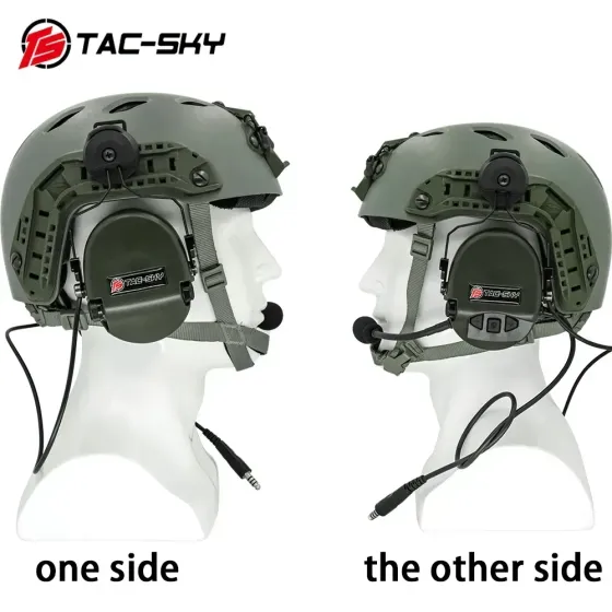 Активні навушники Tac-Sky Sordin Headset - Foliage Green Березань