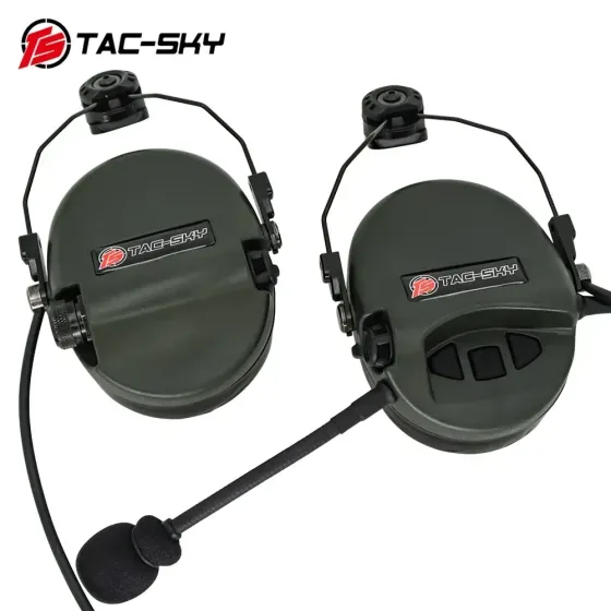 Активні навушники Tac-Sky Sordin Headset - Foliage Green Березань