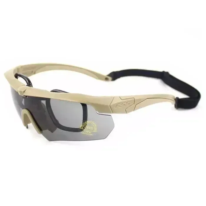 Тактичні захисні окуляри Crossbow Polarized із трьома змінними лінзами Березань - фото 4