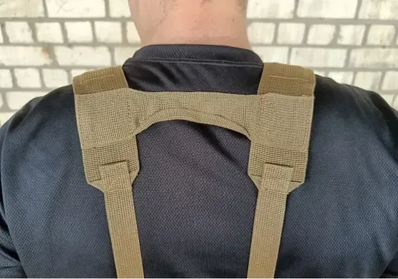Тактичний пояс розвантажувальний РПС з кріпленнім MOLLE та плечовими лямками без підсумків Березань