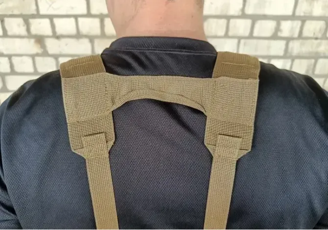 Тактичний пояс розвантажувальний РПС з кріпленнім MOLLE та плечовими лямками без підсумків Березань - фото 6