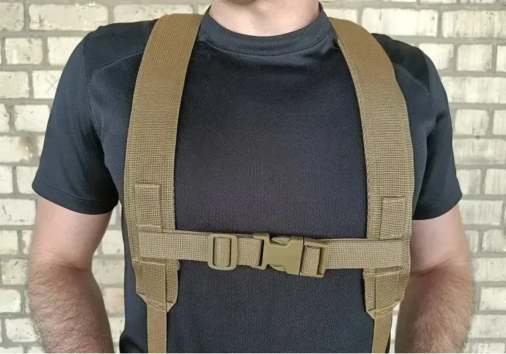 Тактичний пояс розвантажувальний РПС з кріпленнім MOLLE та плечовими лямками без підсумків Березань - фото 7