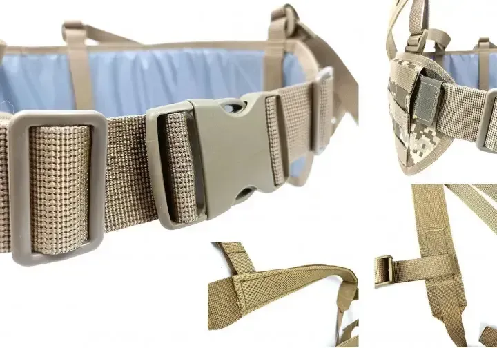 Тактичний пояс розвантажувальний РПС з кріпленнім MOLLE та плечовими лямками без підсумків Березань - фото 4