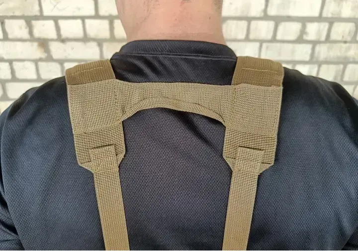 Тактичний пояс розвантажувальний РПС з кріпленнім MOLLE та плечовими лямками без підсумків Березань - фото 6