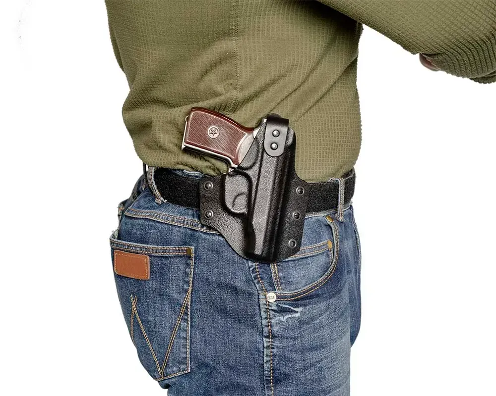 Кобура ПК9 пластикова поясна для ПМ чорна Березань - фото 3