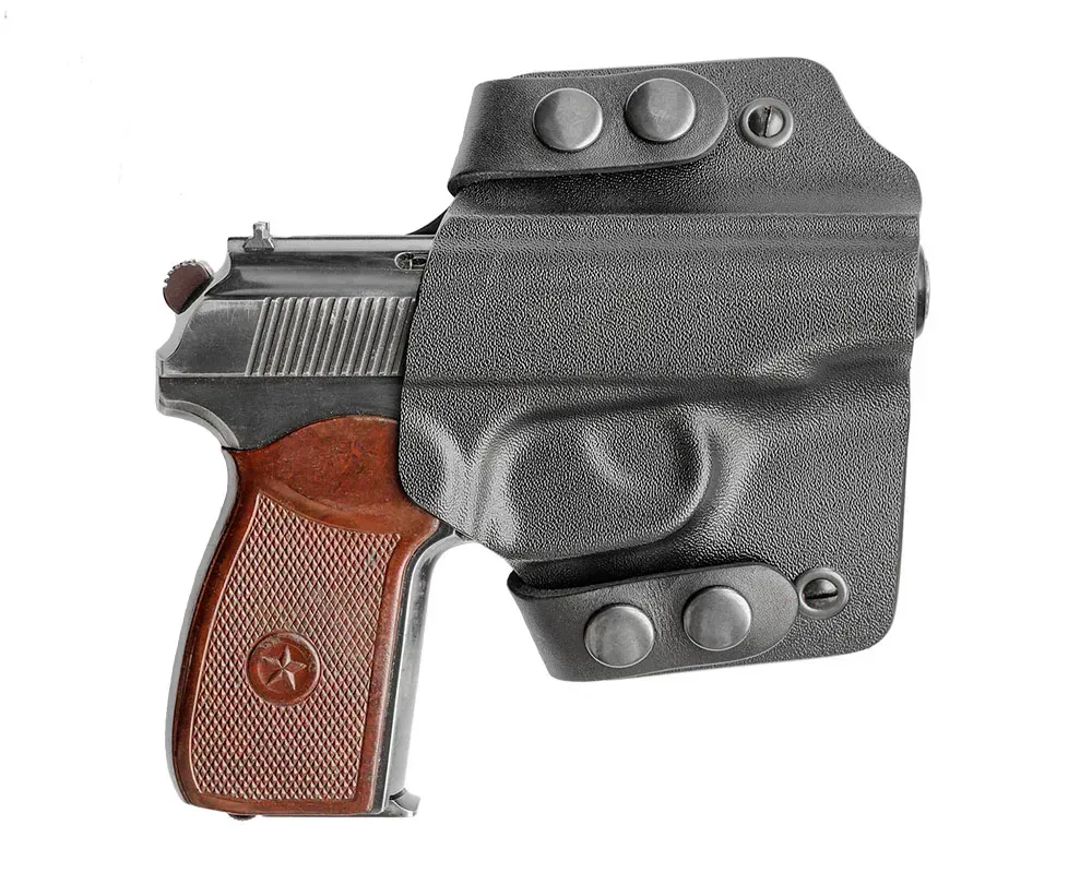 Кобура ПК51 пластикова поясна для ПМ чорна Березань - фото 1