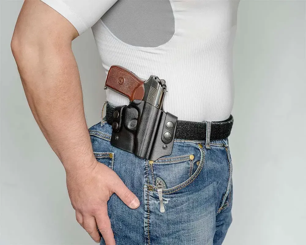 Кобура ПК51 пластикова поясна для ПМ чорна Березань - фото 3