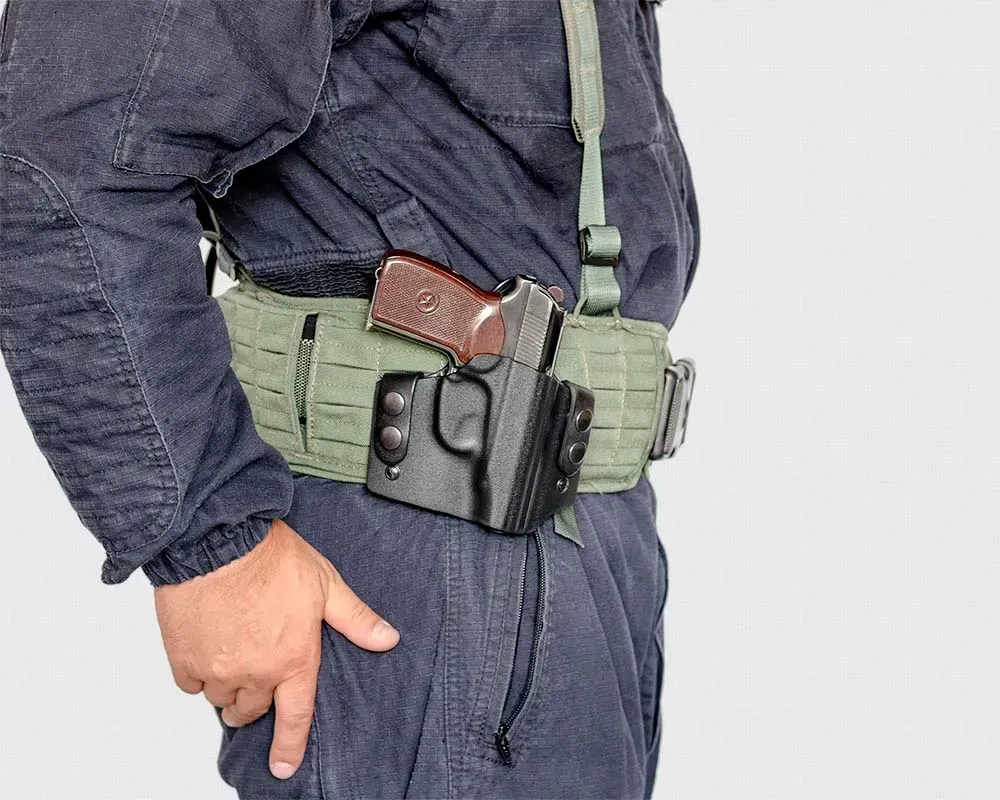 Кобура ПК51 пластикова поясна для ПМ чорна Березань - фото 5