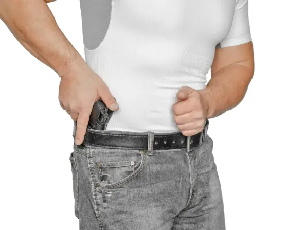Кобура К9 шкіряна поясна/внутрібрючна для Glock Березань