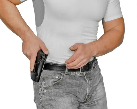 Кобура К9 шкіряна поясна/внутрібрючна для Glock Березань