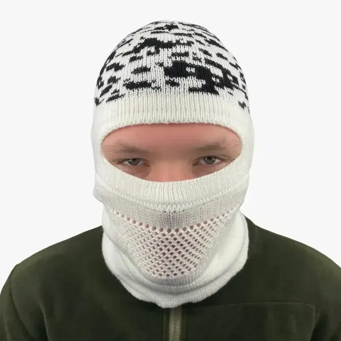 Зимова шапка-балаклава з сіткою Березань - фото 1