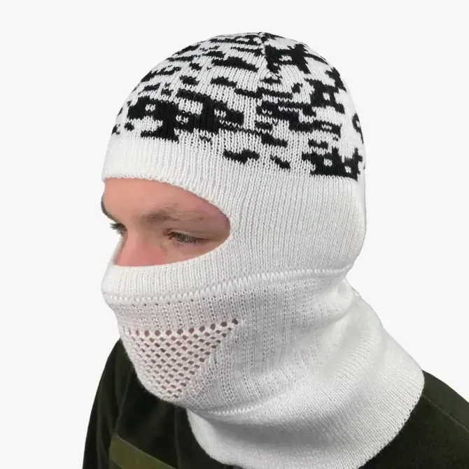 Зимова шапка-балаклава з сіткою Березань - фото 2