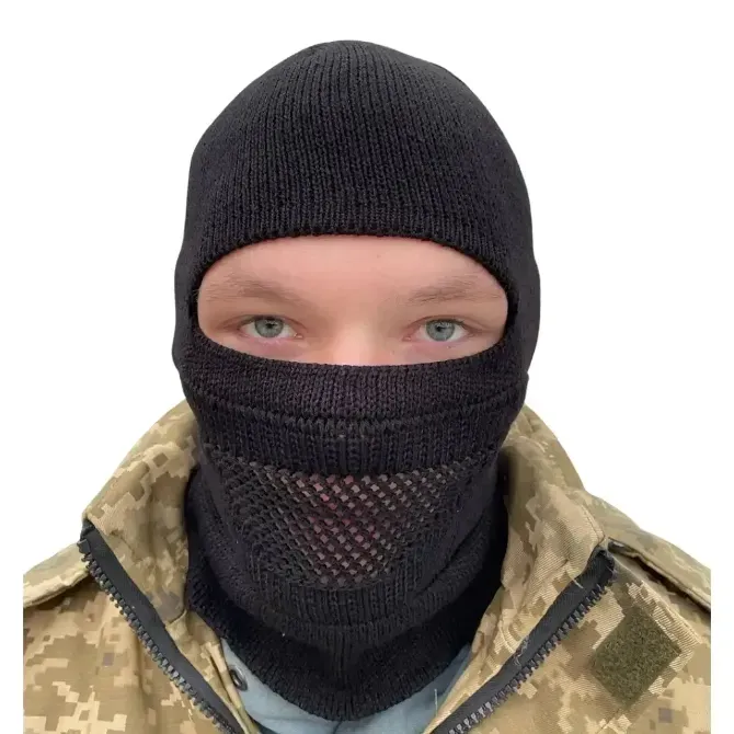 Зимова балаклава з сіткою Березань - фото 1