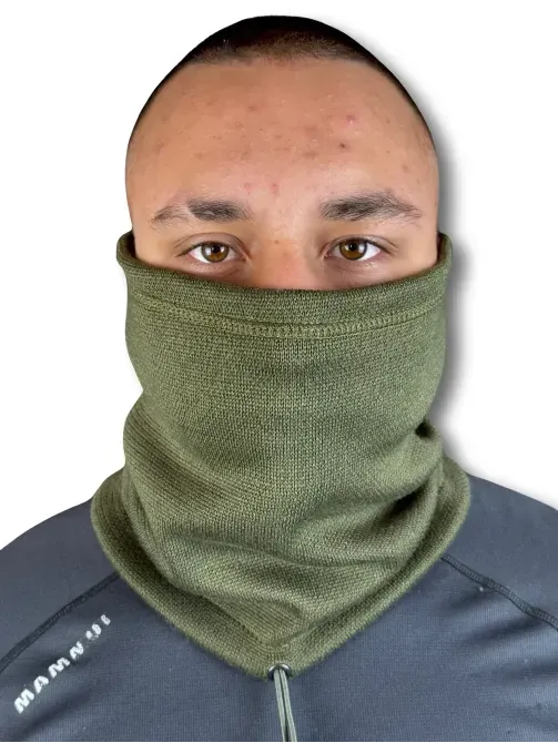 Шарф-труба баф трикотажний Олива Березань - фото 1