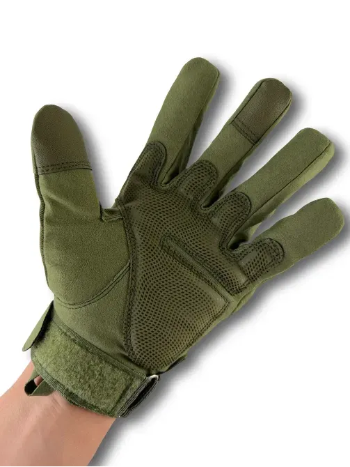Тактичні рукавиці "Strike" Олива Березань - фото 4