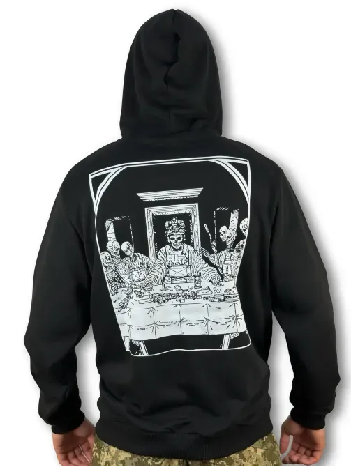 Чорна ХУДІ з принтом Березань - изображение 4